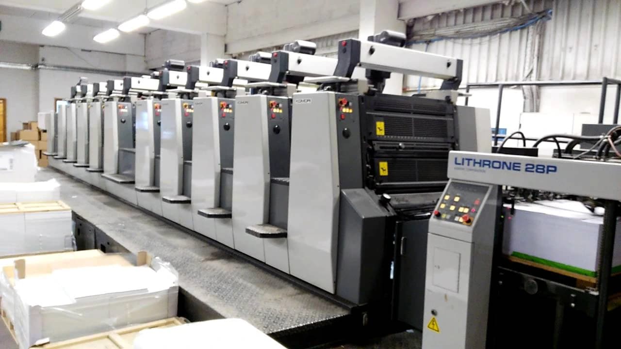 Komori Lithrone 4 Colour Machine